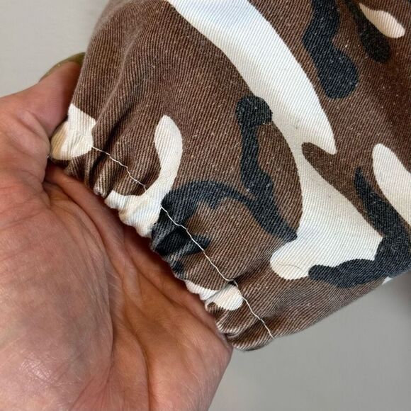 Vintage Camo Clan Snow Camouflage Button Up Lightweight Shirt Jacket Men’s XL - Picture 5 of 14